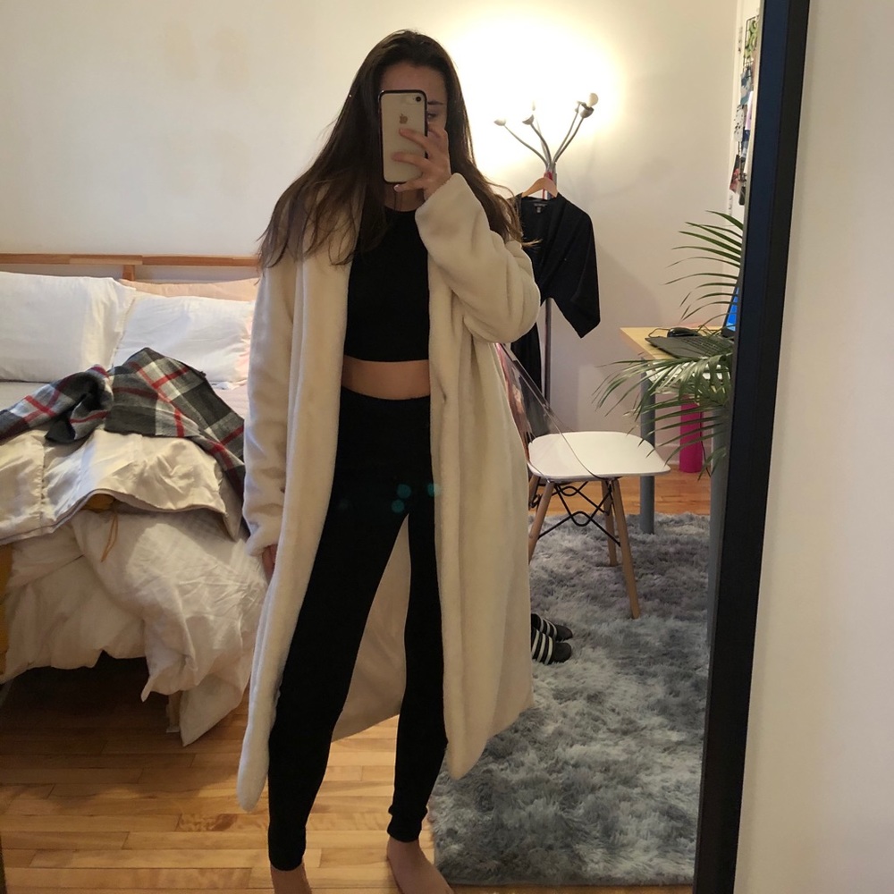 Long coat.